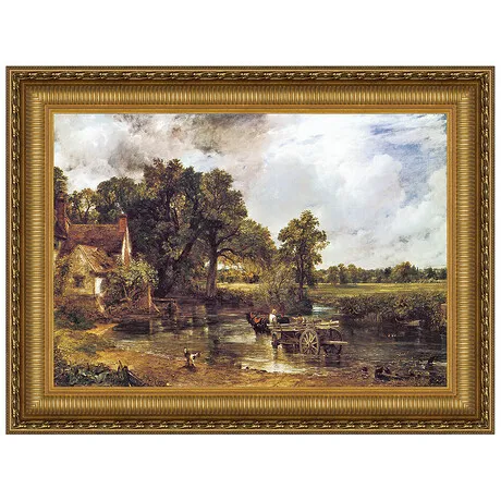 The Hay Wain Framed Canvas Replica Painting: Medium