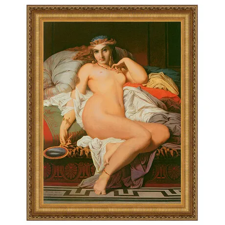 Phryne Framed Canvas Replica Painting: Large