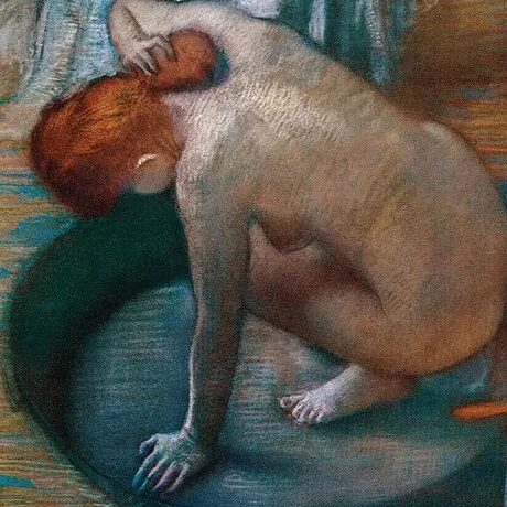 Le Tub Framed Canvas Replica Painting: Small