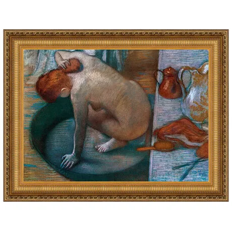 Le Tub Framed Canvas Replica Painting: Medium