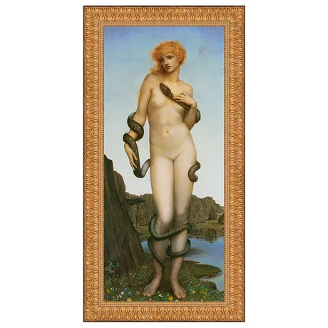 Cadmus and Harmonia Framed Canvas Replica Painting: Small