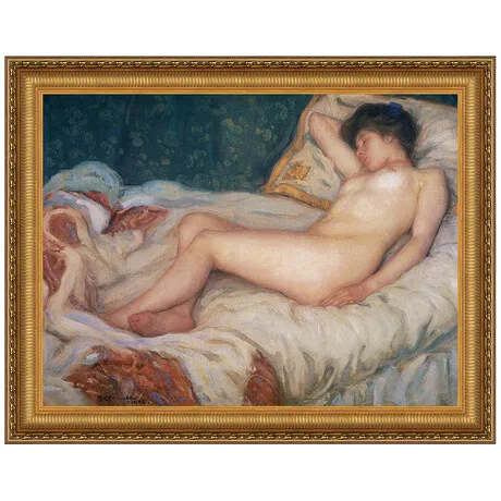 Sleep Framed Canvas Replica Painting: Medium