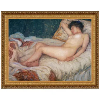 Sleep Framed Canvas Replica Painting: Medium