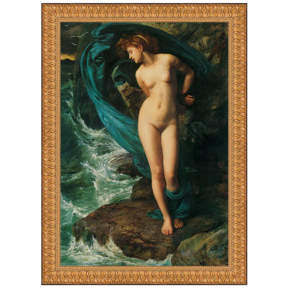 Andromeda Framed Canvas Replica Painting: Large