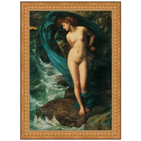 Andromeda Framed Canvas Replica Painting: Grande