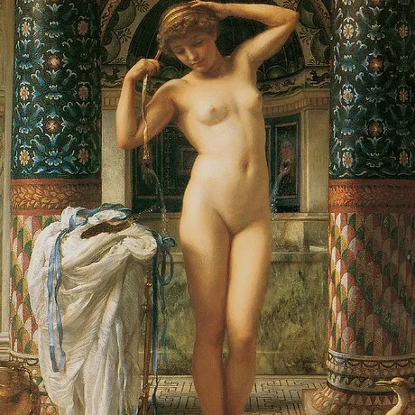 Diadumene Framed Canvas Replica Painting: Large
