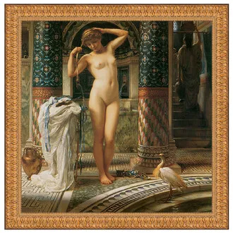 Diadumene Framed Canvas Replica Painting: Large