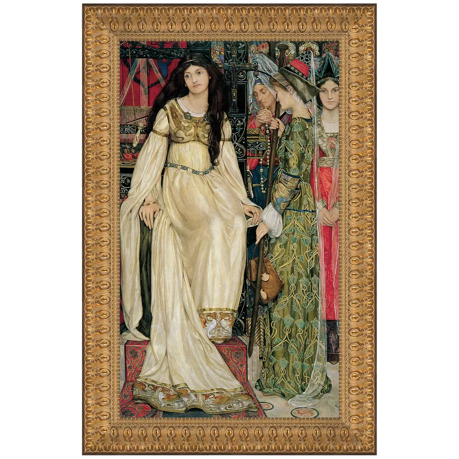 The Keepsake Framed Canvas Replica Painting: Medium