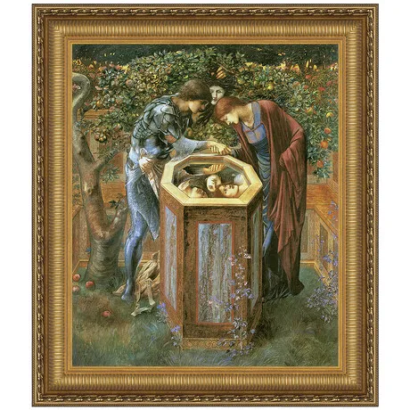 The Baleful Head Framed Canvas Replica Painting: Large