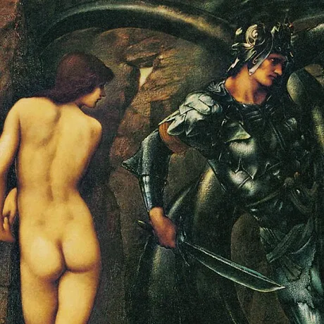 The Doom Fulfilled Framed Canvas Replica Painting: Large