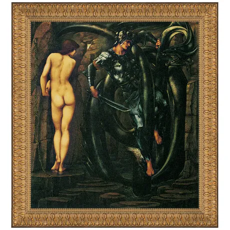 The Doom Fulfilled Framed Canvas Replica Painting: Grande