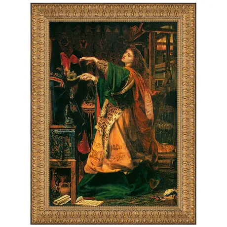 Morgan le Fay Framed Canvas Replica Painting: Small