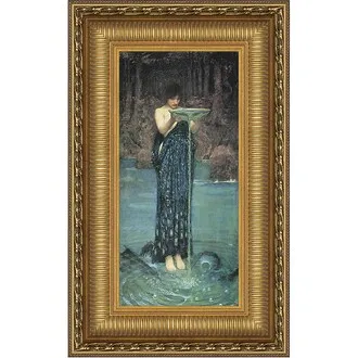 Circe Invidiosa Framed Canvas Replica Painting: Medium