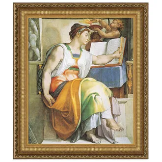 The Erythraean Sibyl Framed Canvas Replica Painting: Grande
