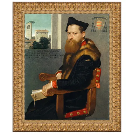 Bartolommeo Bonghi Framed Canvas Replica Painting: Large