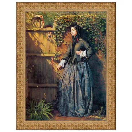 Broken Vows Framed Canvas Replica Painting: Medium