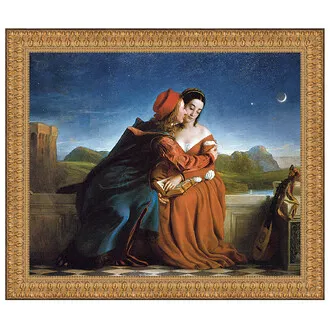 Francesca da Rimini Framed Canvas Replica Painting: Large