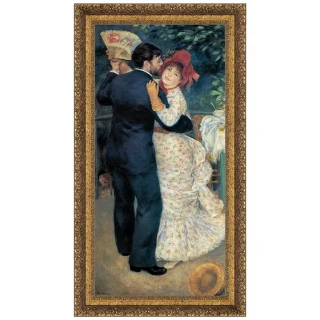 Dance in the Country Framed Canvas Replica Painting: Small