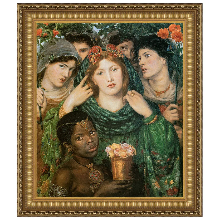 The Beloved (The Bride) Framed Canvas Replica Painting: Large