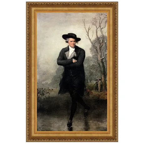 The Skater Framed Canvas Replica Painting: Grande