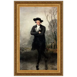 The Skater Framed Canvas Replica Painting: Grande