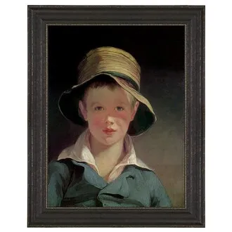 The Torn Hat Framed Canvas Replica Painting: Small
