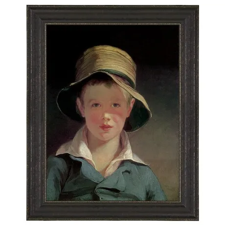 The Torn Hat Framed Canvas Replica Painting: Medium