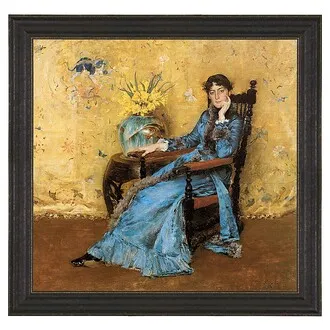 Dora Wheeler Framed Canvas Replica Painting: Small