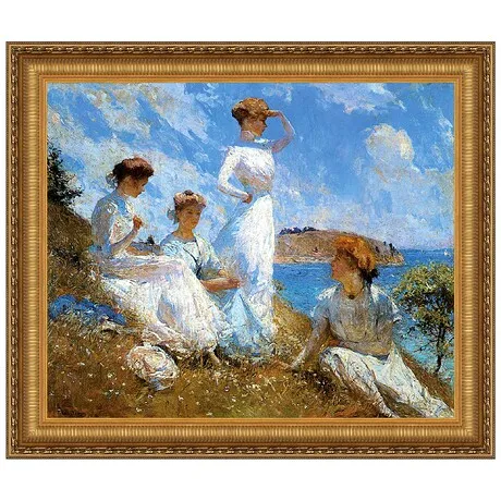 Summer Framed Canvas Replica Painting: Large