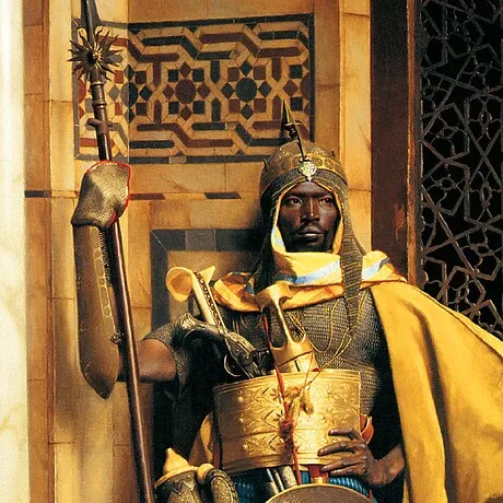 Palace Guard Framed Canvas Replica Painting: Medium