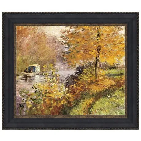 The Studio Boat Framed Canvas Replica Painting: Small