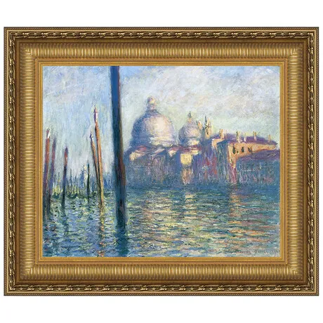 The Grand Canal, Venice Framed Canvas Replica Painting: Small