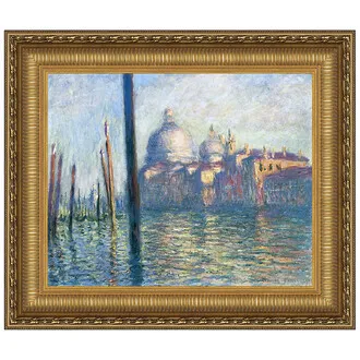 The Grand Canal, Venice Framed Canvas Replica Painting: Small