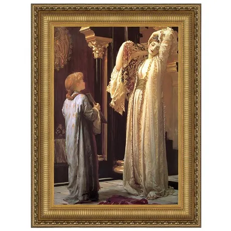 The Light of the Harem Framed Canvas Replica Painting: Large
