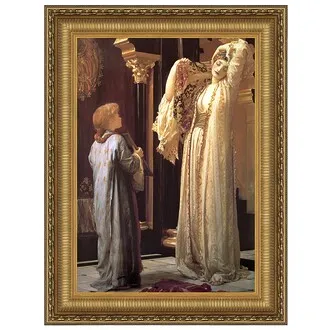 The Light of the Harem Framed Canvas Replica Painting: Grande