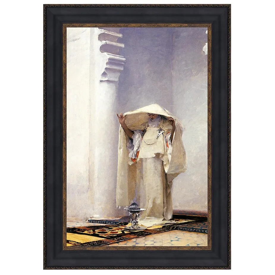 Smoke of Ambergris Framed Canvas Replica Painting: Grande