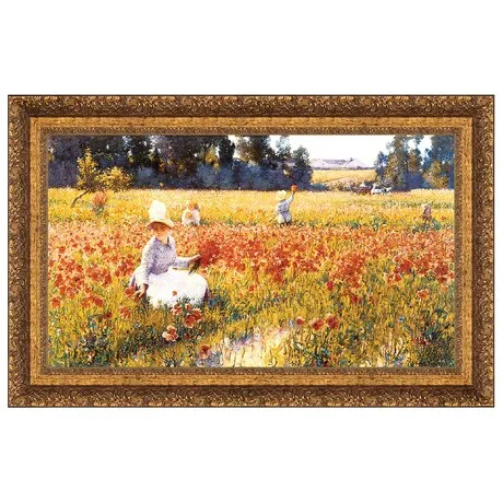 In Flanders Field Framed Canvas Replica Painting: Small