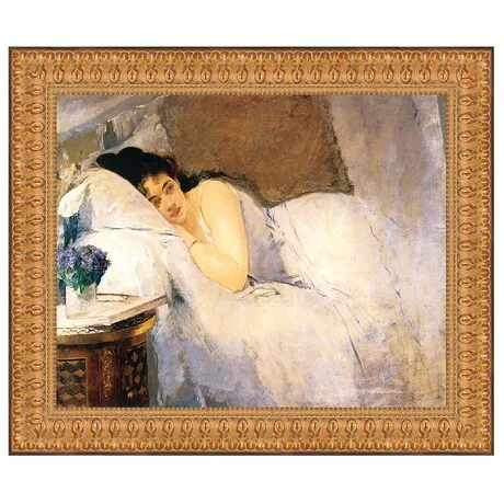 Morning Awakening Framed Canvas Replica Painting: Grande