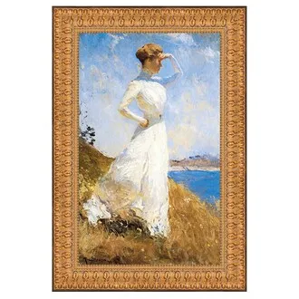 Sunlight Framed Canvas Replica Painting: Grande