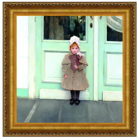 Jeanne Kefer Framed Canvas Replica Painting: Small