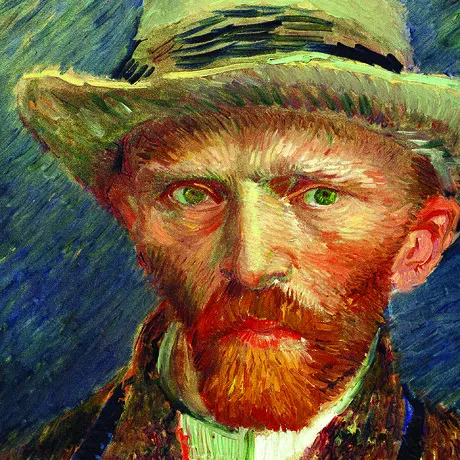 Self Portrait, Vincent van Gogh Framed Canvas Replica Painting: Grande