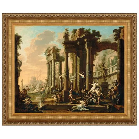 The Triumph of Venus Framed Canvas Replica Painting: Large