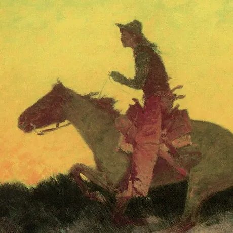 Against the Sunset Framed Canvas Replica Painting: Grande