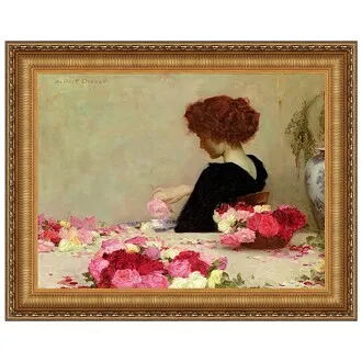Potpourri Framed Canvas Replica Painting: Large