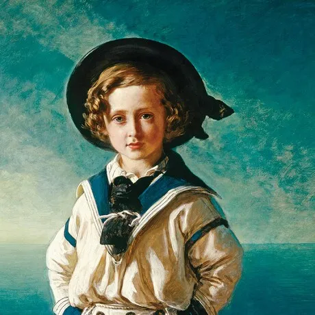 Albert Edward, Prince of Wales Framed Canvas Replica Painting: Small