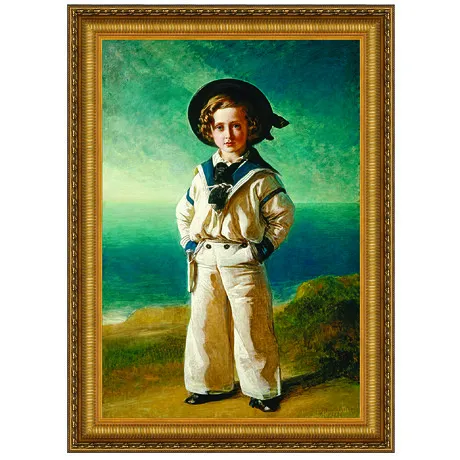 Albert Edward, Prince of Wales Framed Canvas Replica Painting: Grande