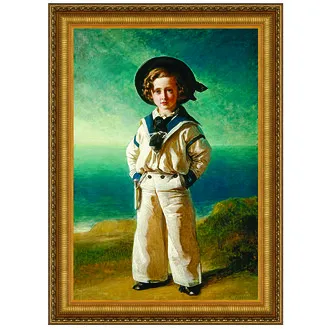 Albert Edward, Prince of Wales Framed Canvas Replica Painting: Grande
