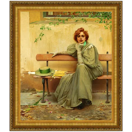 Sogni (Dreams) Framed Canvas Replica Painting: Medium