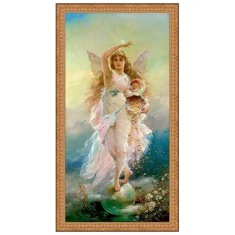 Fortuna Framed Canvas Replica Painting: Large