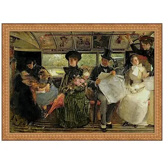 The Bayswater Omnibus Framed Canvas Replica Painting: Small